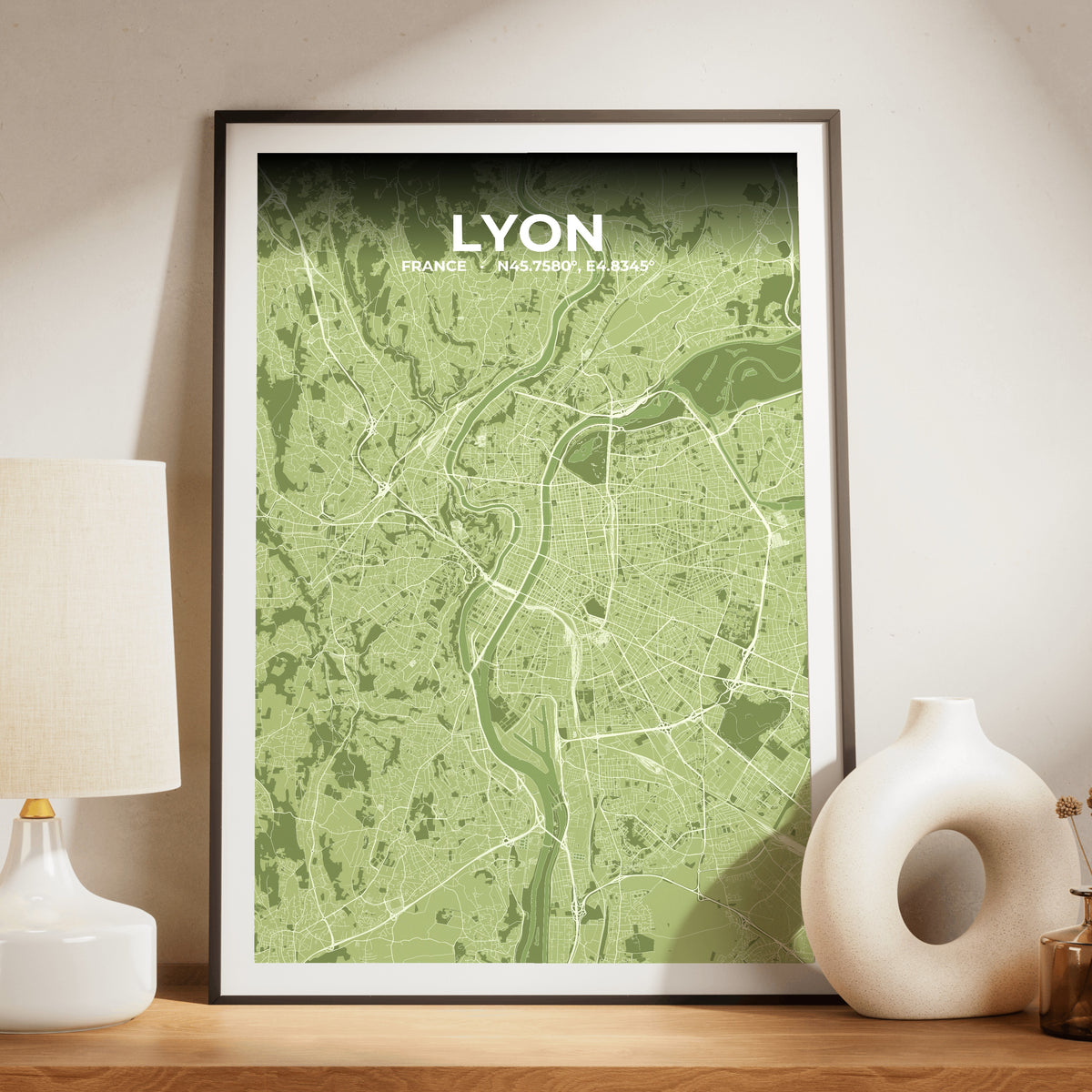 Lyon Grove Map Poster
