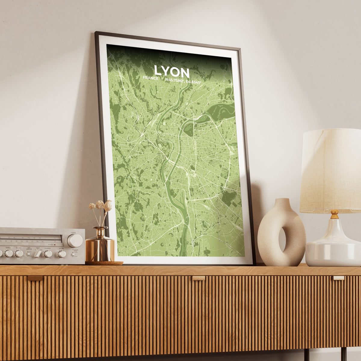 Lyon Grove Map Poster