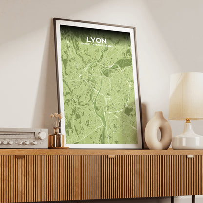 Lyon Grove Map Poster