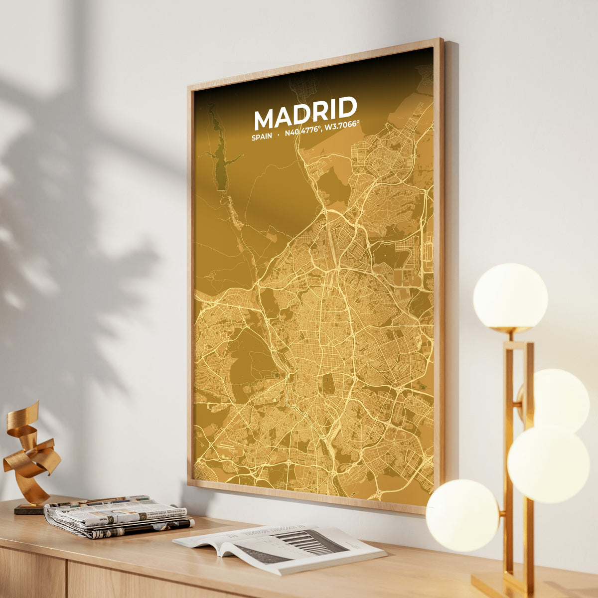 Madrid Forge Map Poster