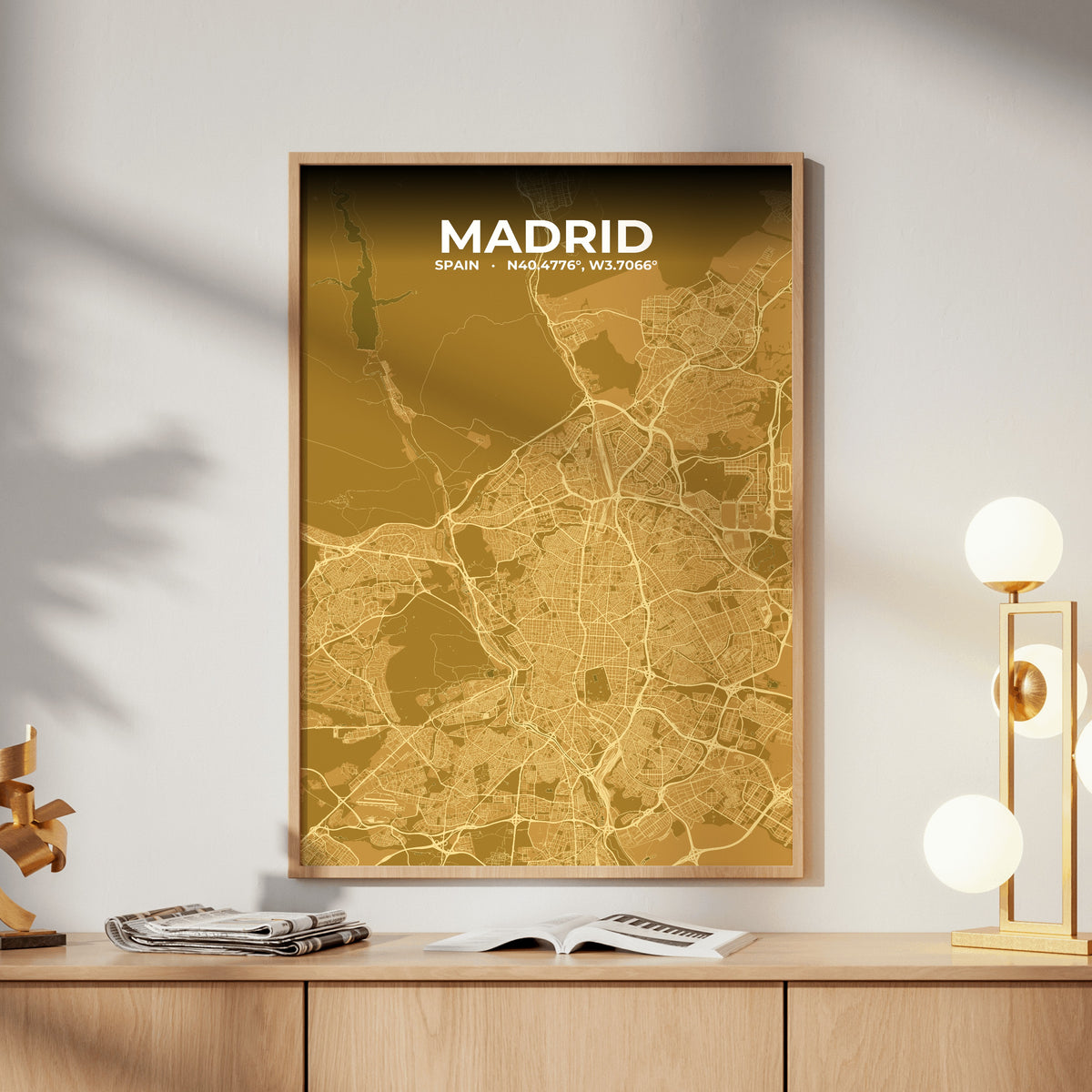 Madrid Forge Map Poster