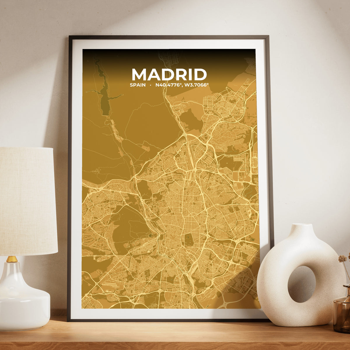 Madrid Forge Map Poster