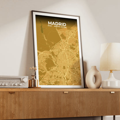 Madrid Forge Map Poster