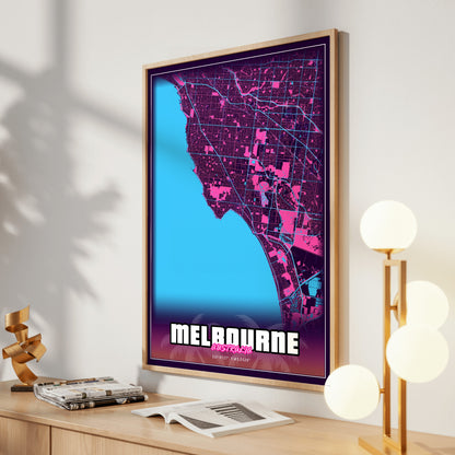 Melbourne GTA Map Poster