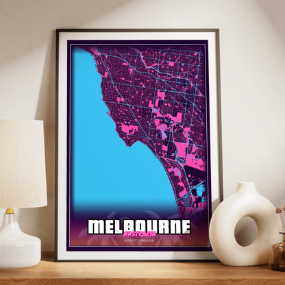Melbourne GTA Map Poster