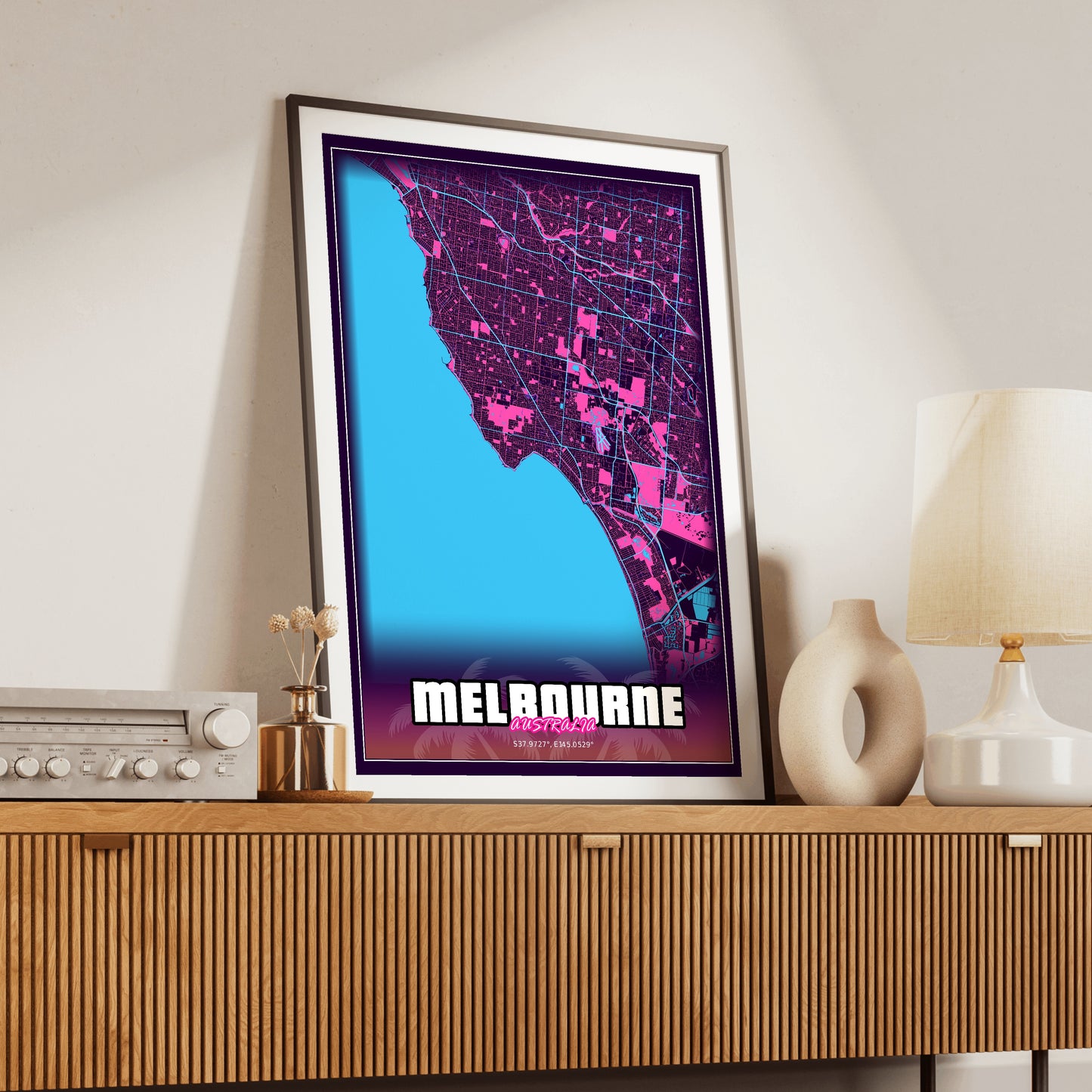 Melbourne GTA Map Poster