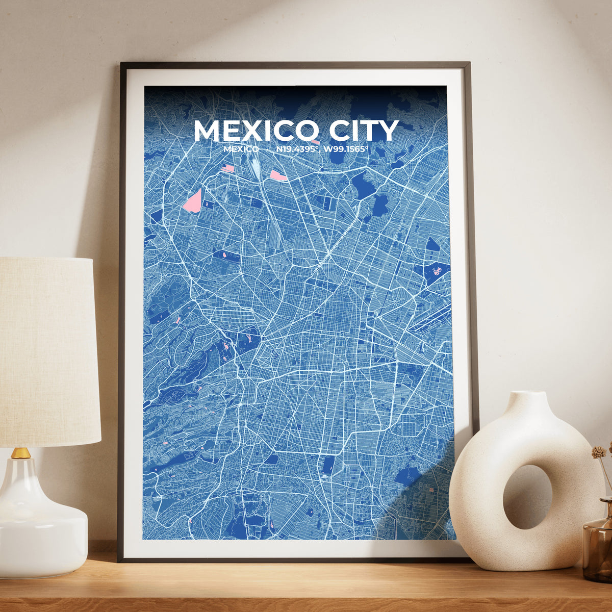 Mexico City Candy Map Poster