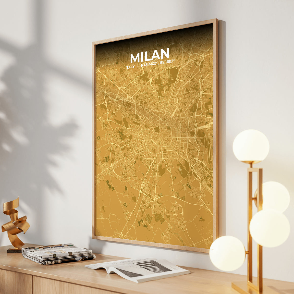 Milan Forge Map Poster
