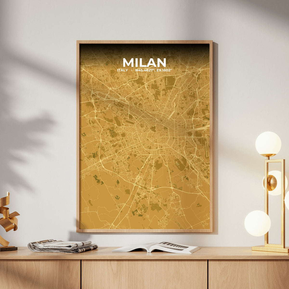 Milan Forge Map Poster
