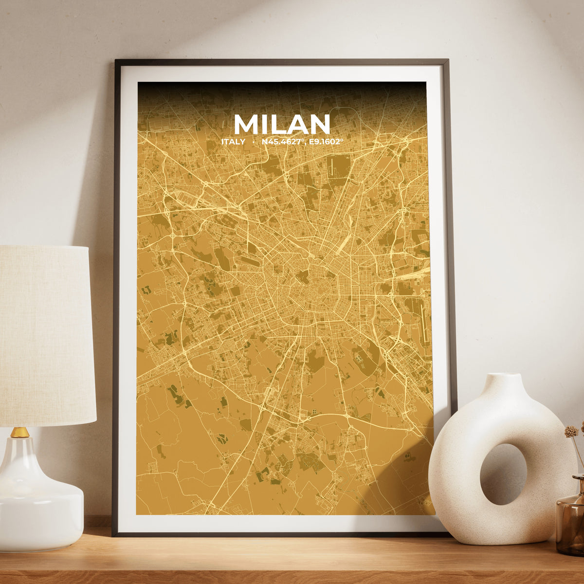 Milan Forge Map Poster