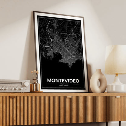 Montevideo Modern Map Poster