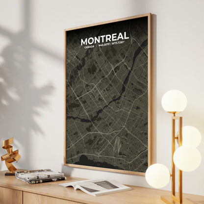 Montreal Sable Map Poster