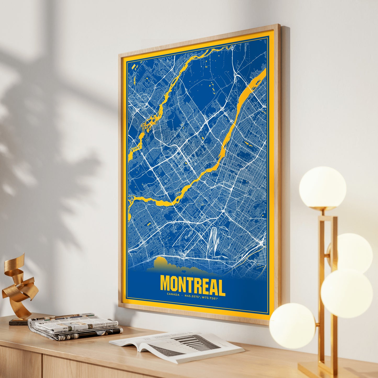 Montreal Blockbuster Map Poster