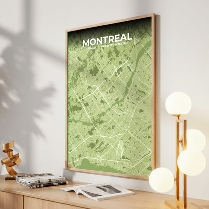 Montreal Grove Map Poster