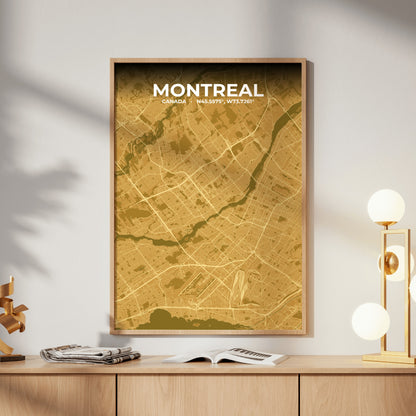 Montreal Forge Map Poster