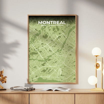 Montreal Grove Map Poster