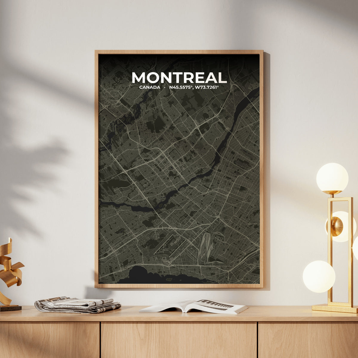 Montreal Sable Map Poster