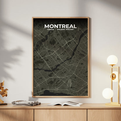 Montreal Sable Map Poster