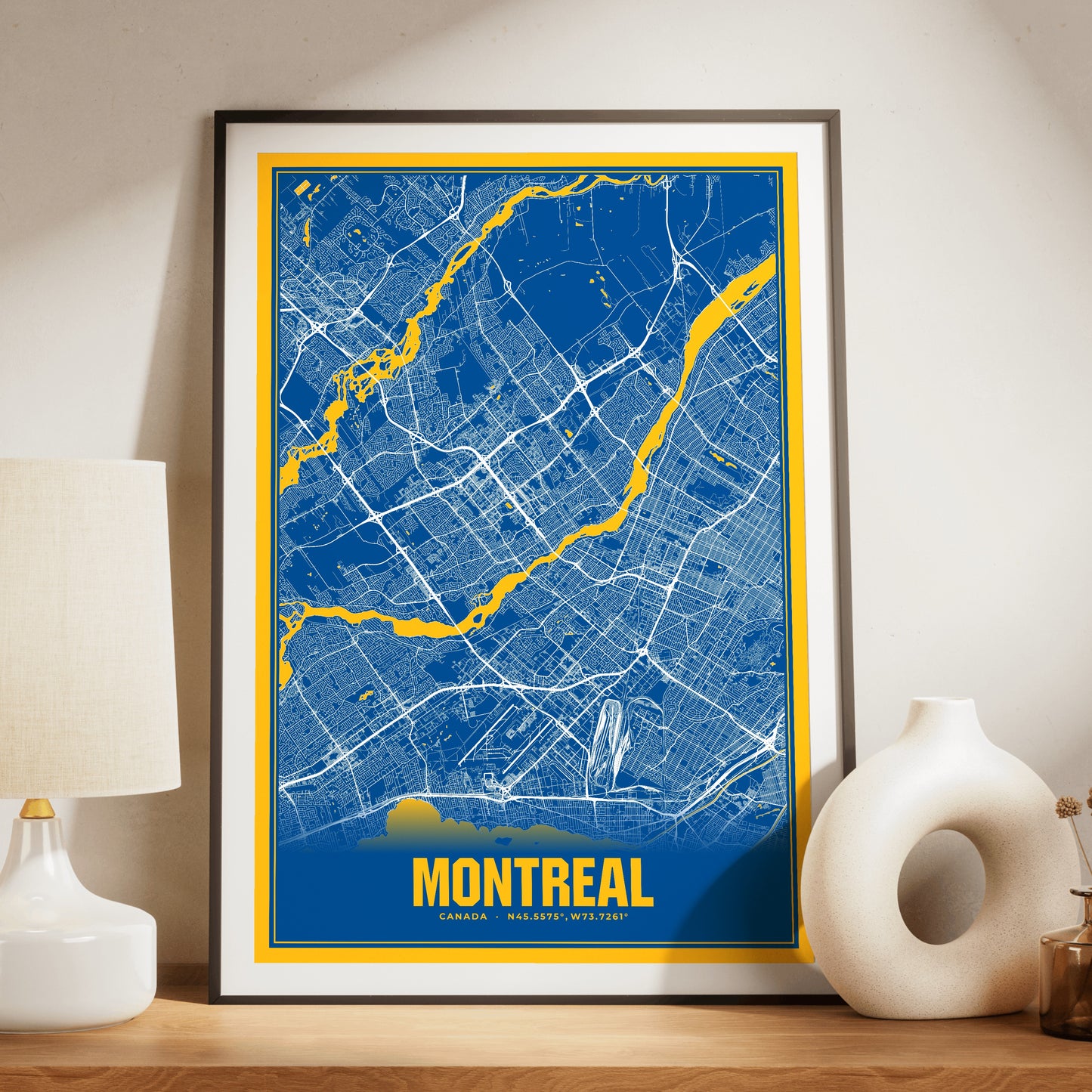 Montreal Blockbuster Map Poster