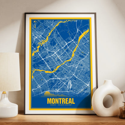 Montreal Blockbuster Map Poster