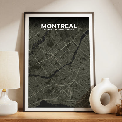 Montreal Sable Map Poster
