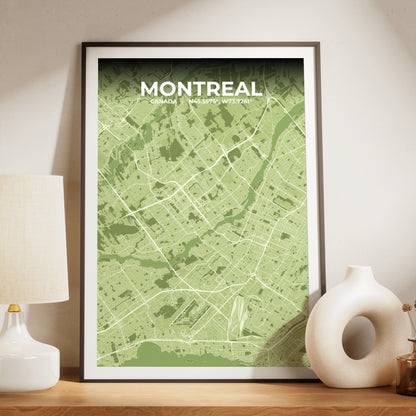 Montreal Grove Map Poster