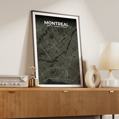 Montreal Sable Map Poster
