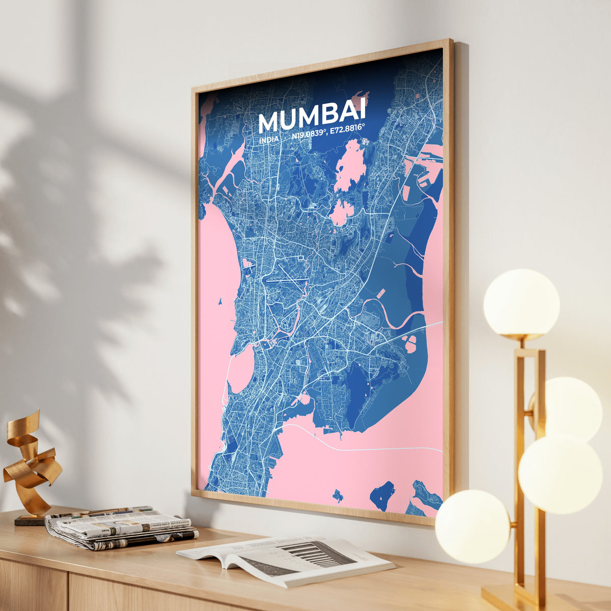 Mumbai Candy Map Poster