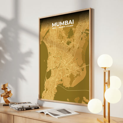 Mumbai Forge Map Poster