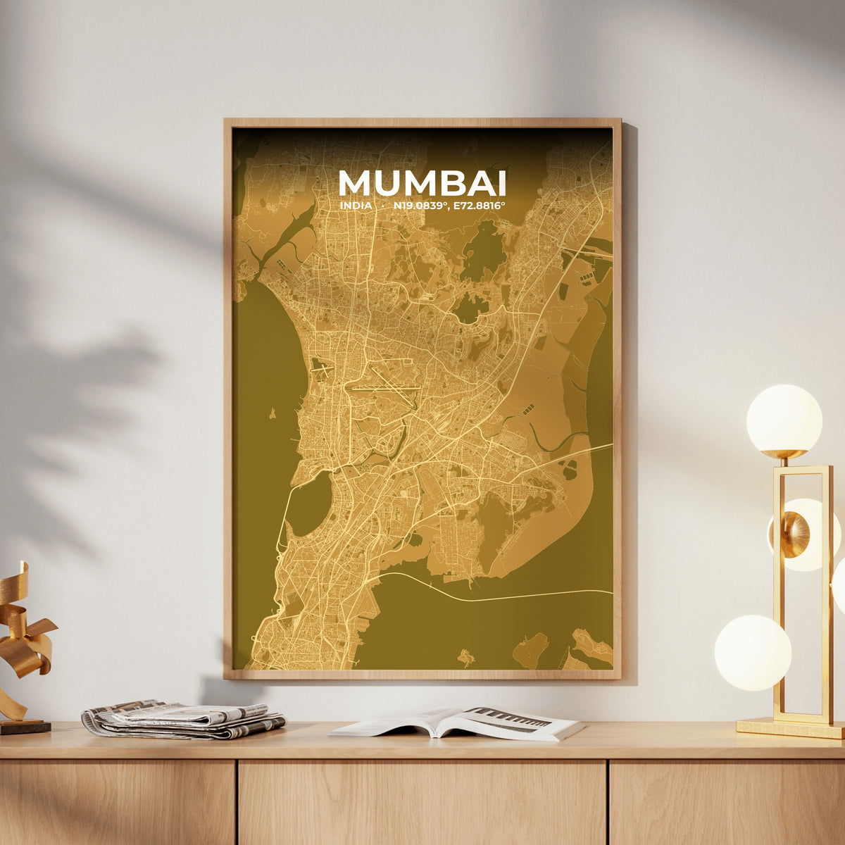 Mumbai Forge Map Poster
