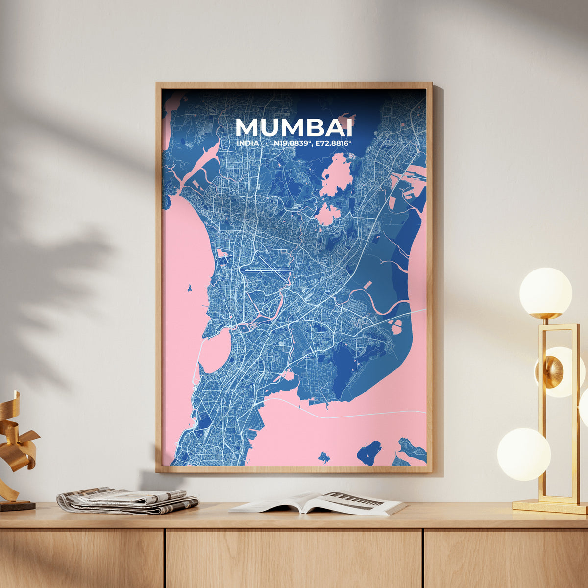 Mumbai Candy Map Poster
