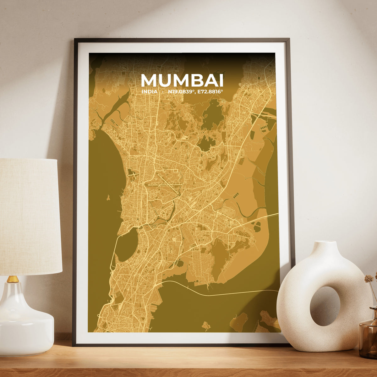 Mumbai Forge Map Poster