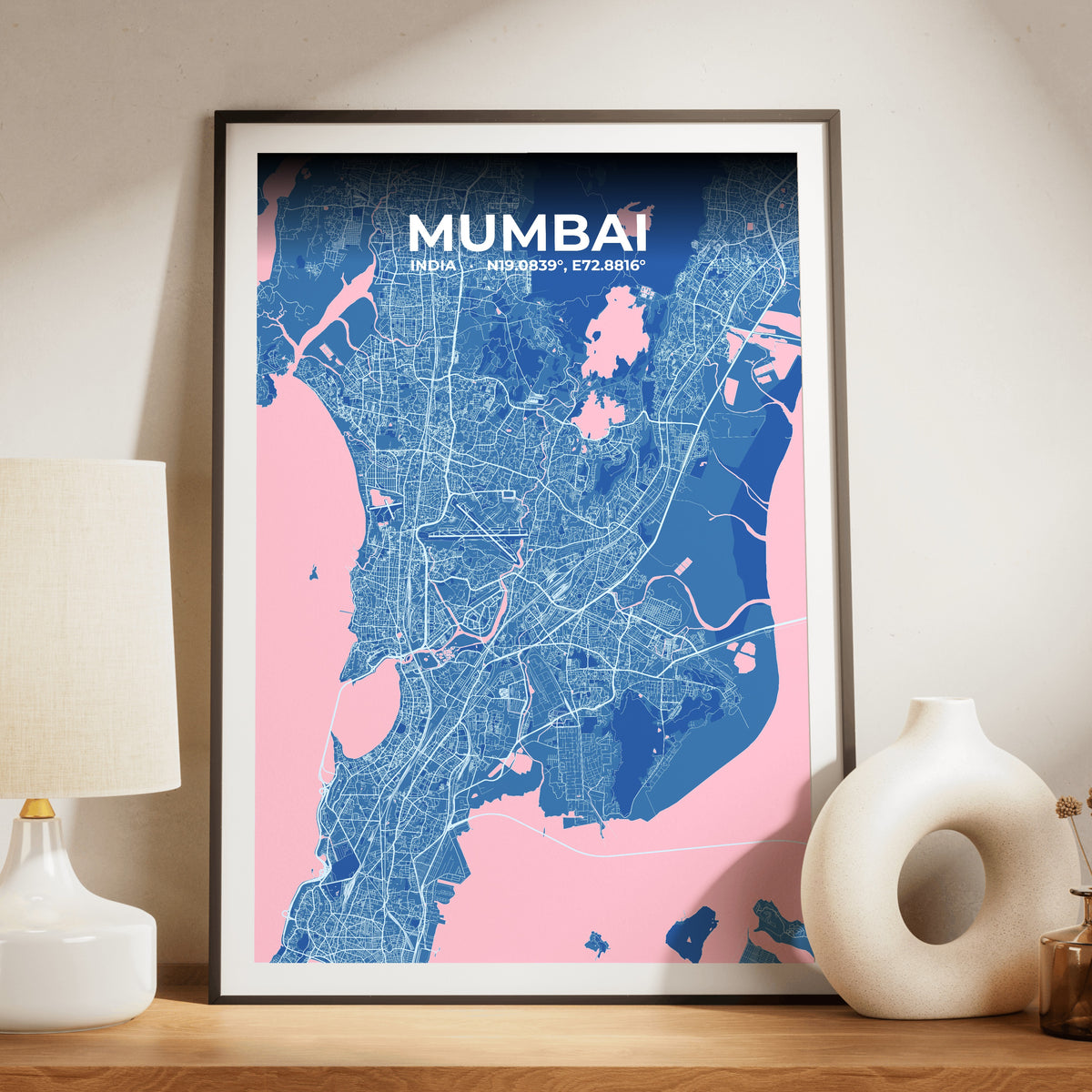 Mumbai Candy Map Poster