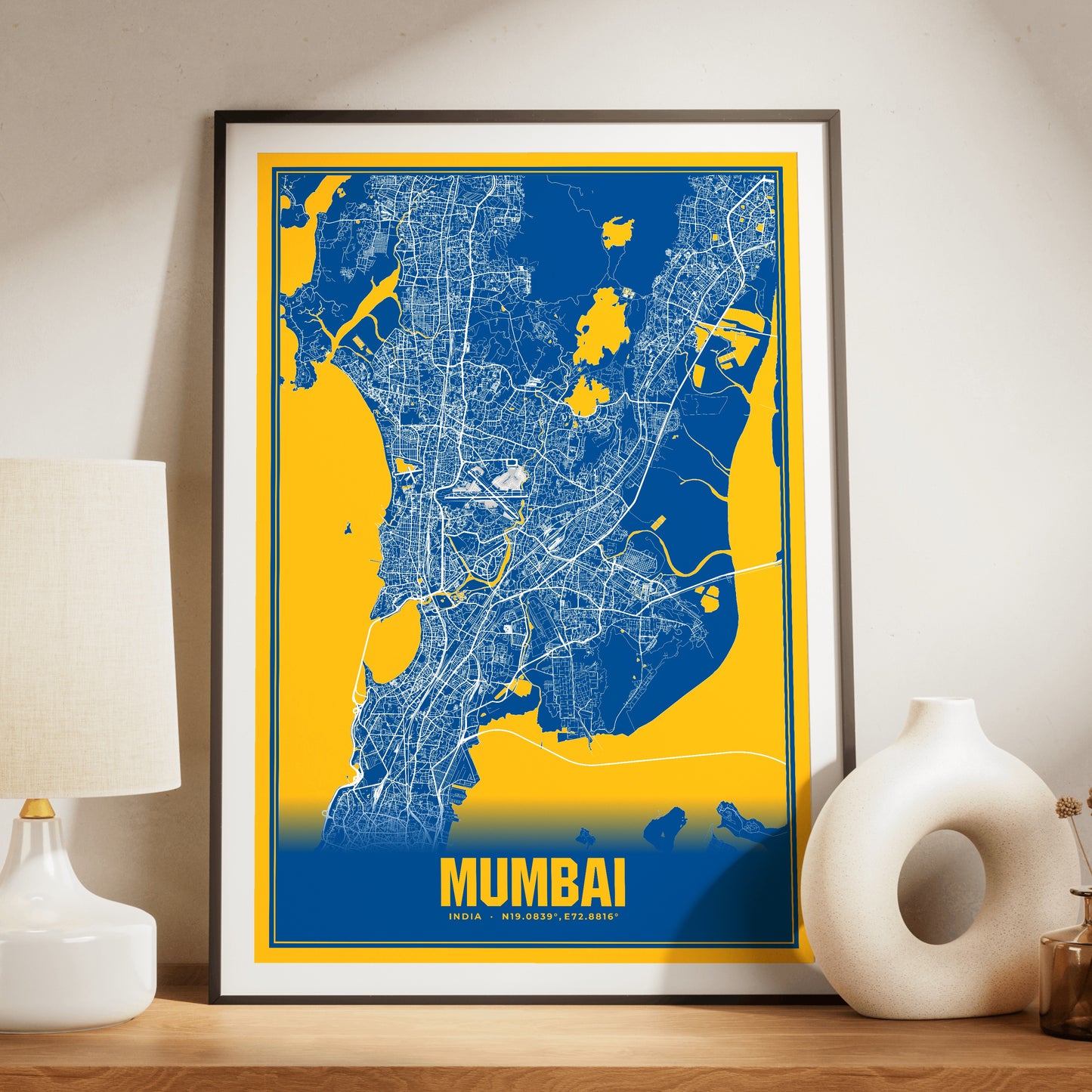 Mumbai Blockbuster Map Poster