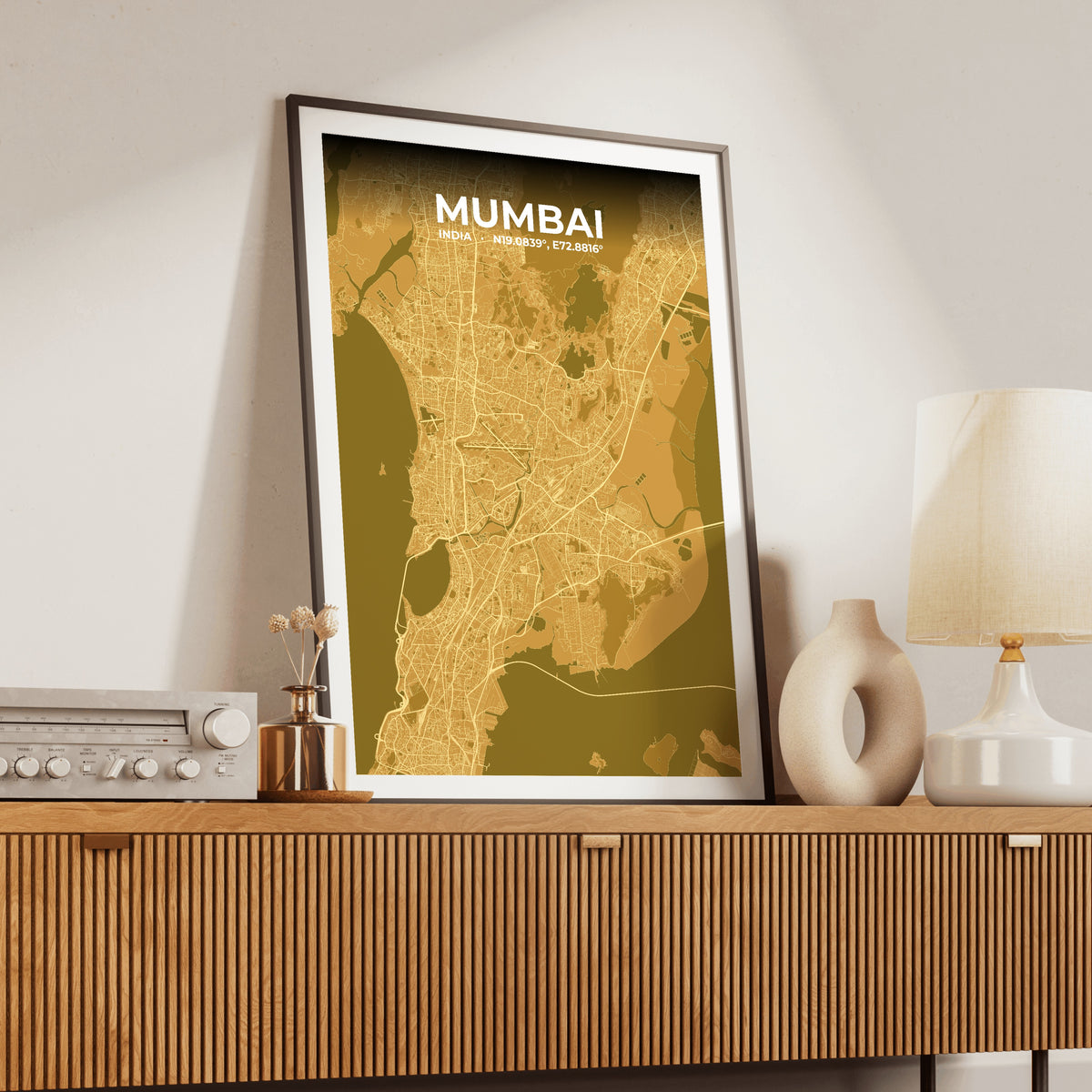 Mumbai Forge Map Poster