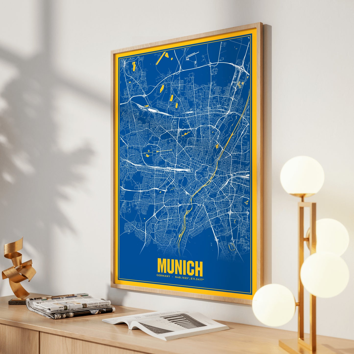 Munich Blockbuster Map Poster