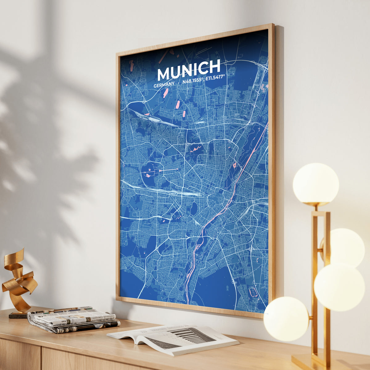 Munich Candy Map Poster