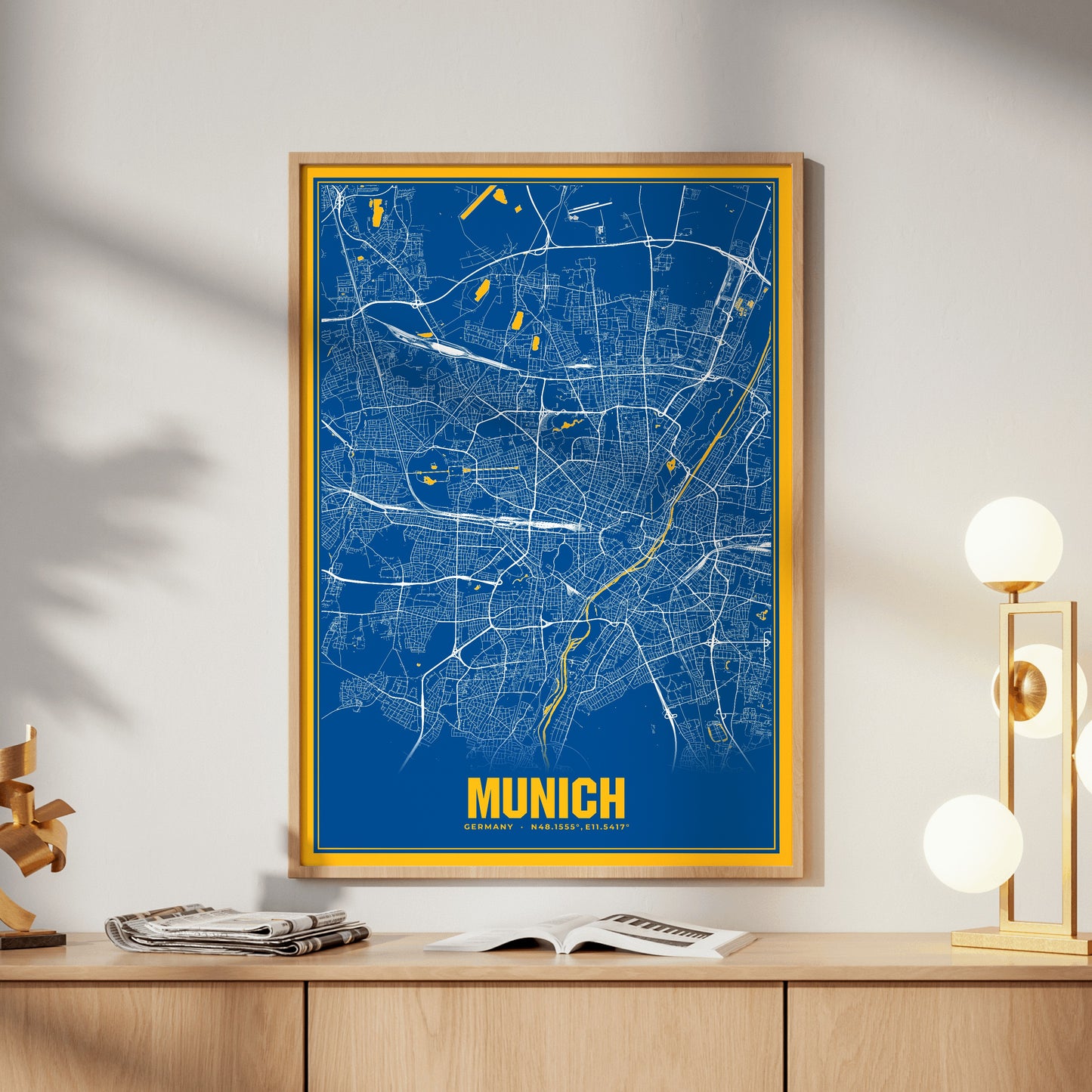 Munich Blockbuster Map Poster