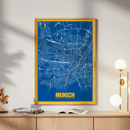 Munich Blockbuster Map Poster