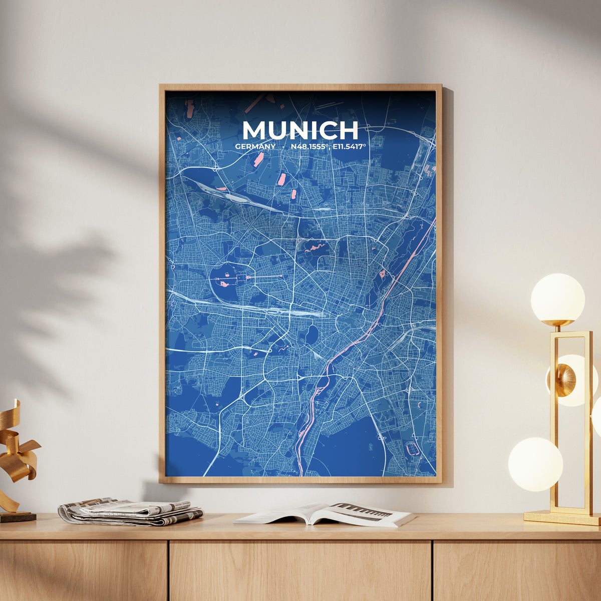 Munich Candy Map Poster