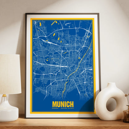 Munich Blockbuster Map Poster