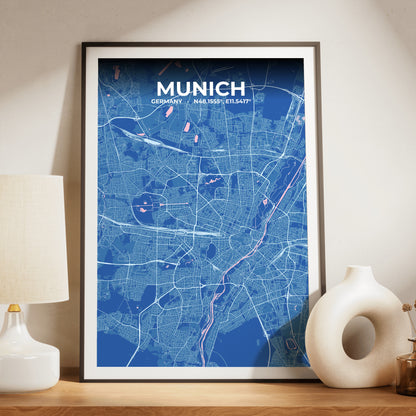 Munich Candy Map Poster