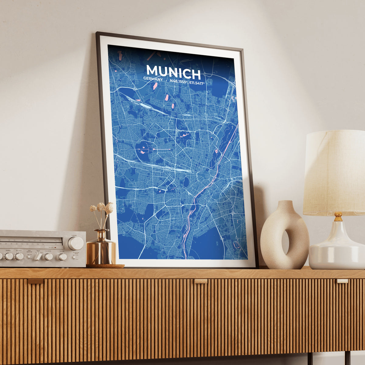 Munich Candy Map Poster