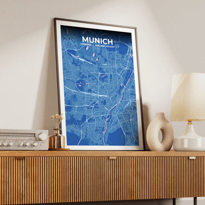 Munich Candy Map Poster