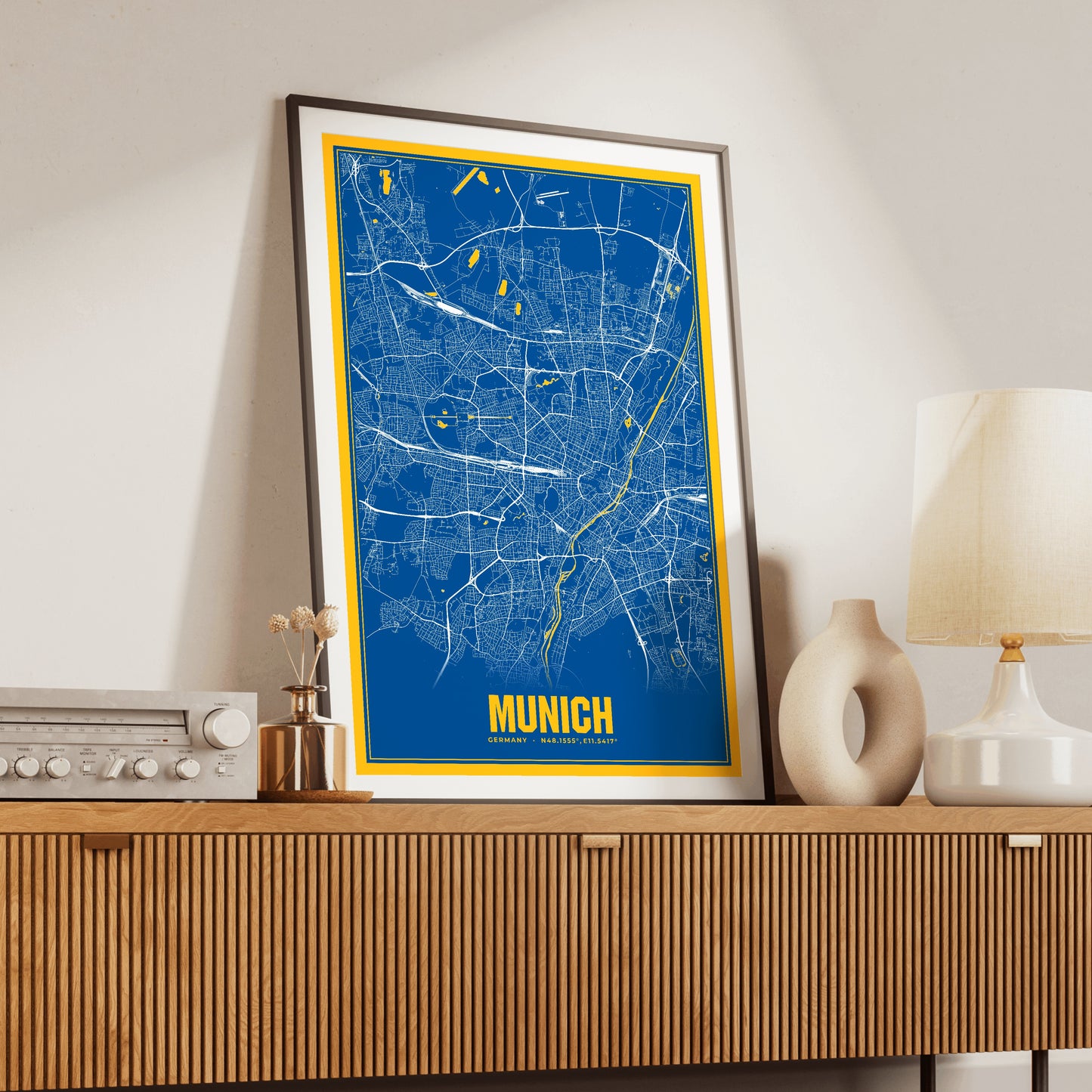 Munich Blockbuster Map Poster