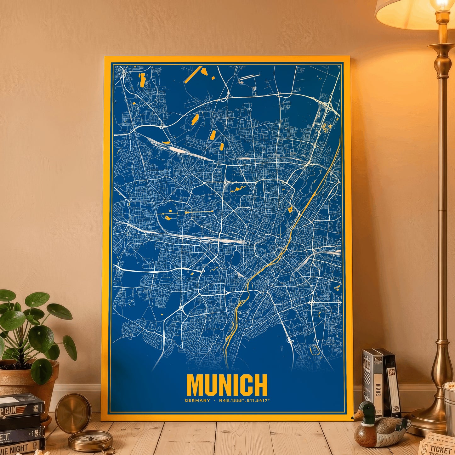 Munich Blockbuster Map Poster