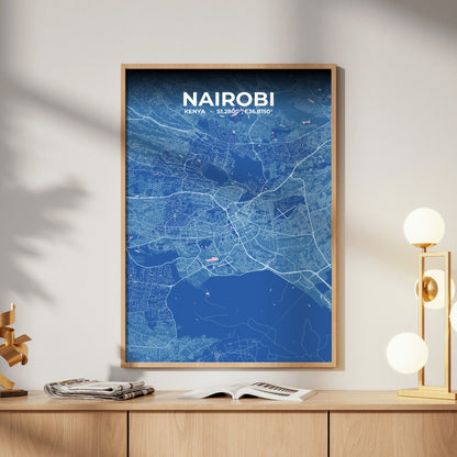 Nairobi Candy Map Poster