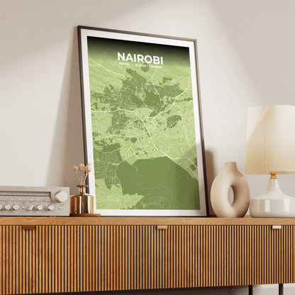 Nairobi Grove Map Poster