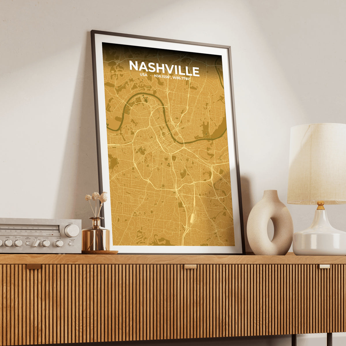 Nashville Forge Map Poster