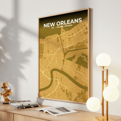 New Orleans Forge Map Poster